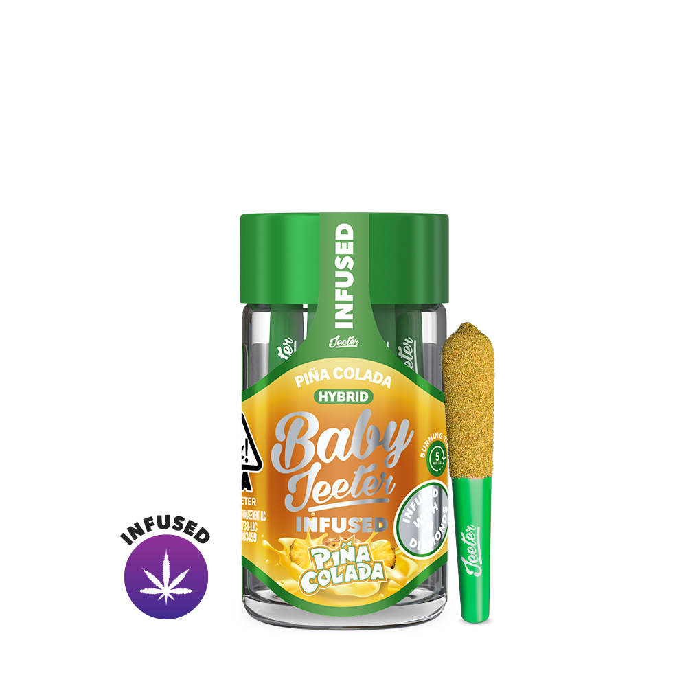 Pina Colada Baby Jeeter Infused Pre-Roll 5-pack | 2.5g