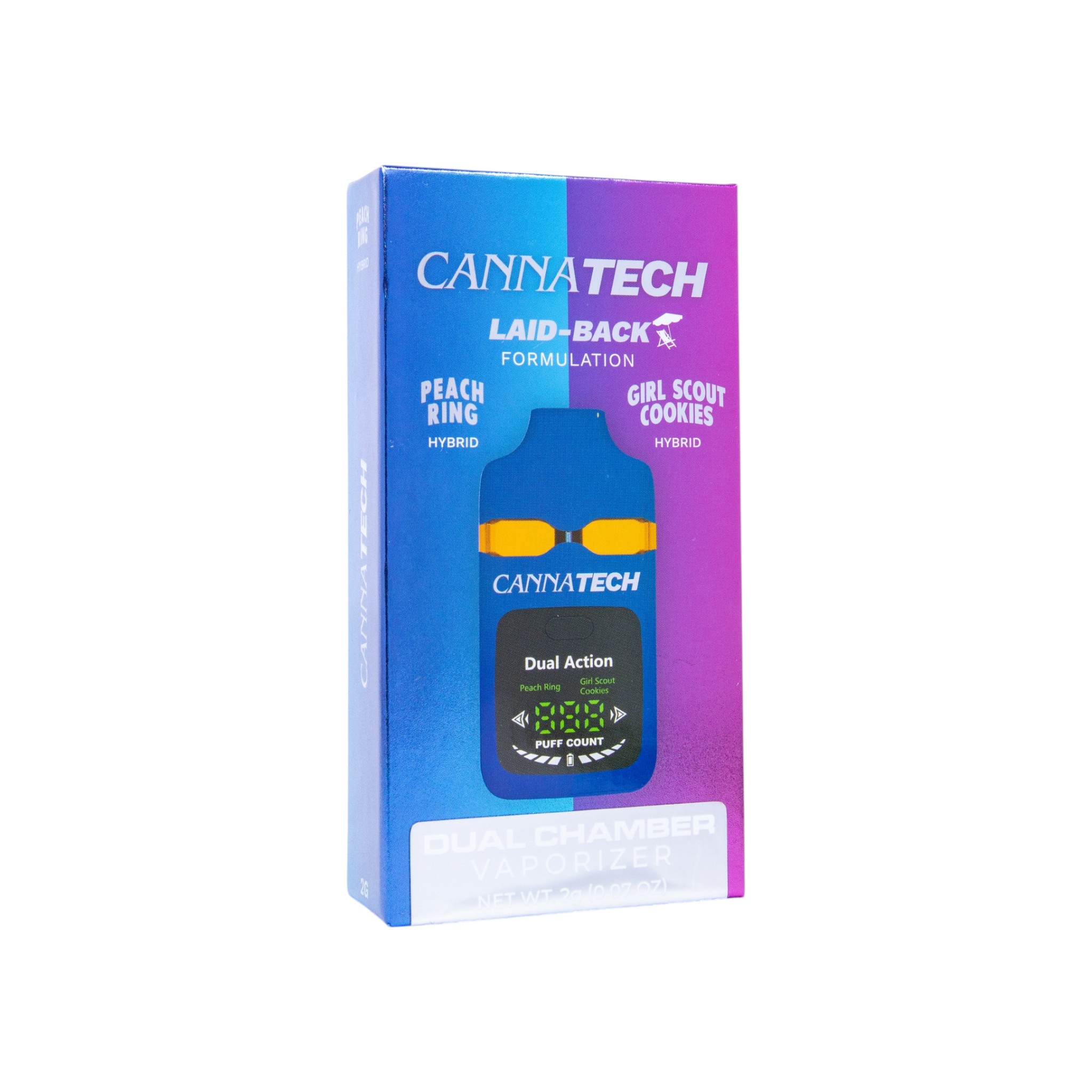 Cannatech Peach Rings x Girl Scout Cookies Dual Chamber Vape