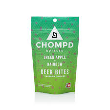 Green Apple Rainbow Geek Bites 10pc | 100mg