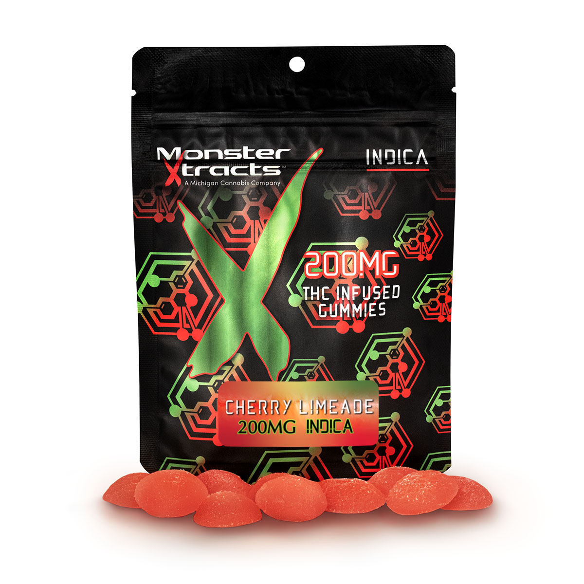 Monster Extracts - 200MG Gummies - Cherry Limeade
