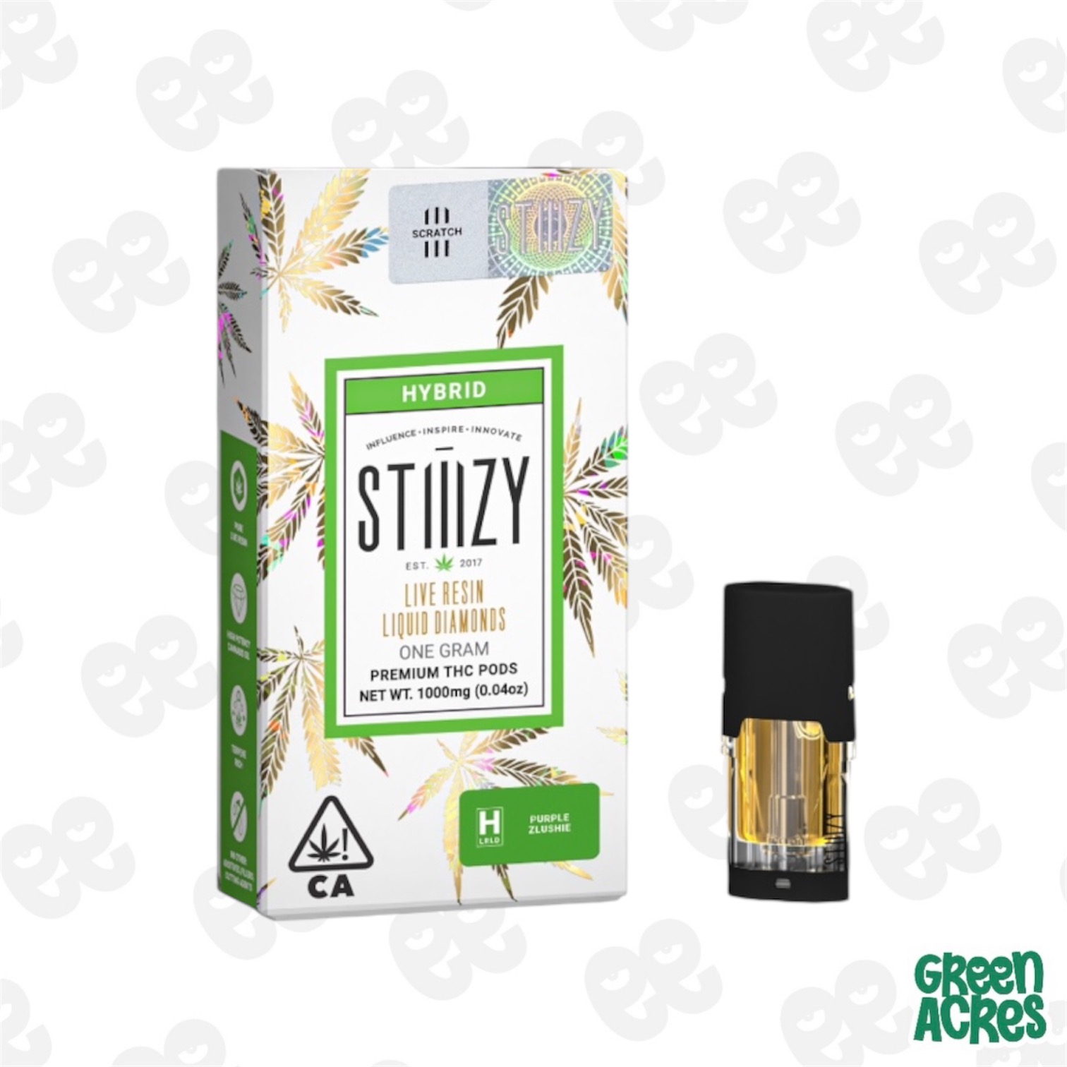 Stiiizy: Purple Zlushie 1G LQD POD (H) | Green Acres
