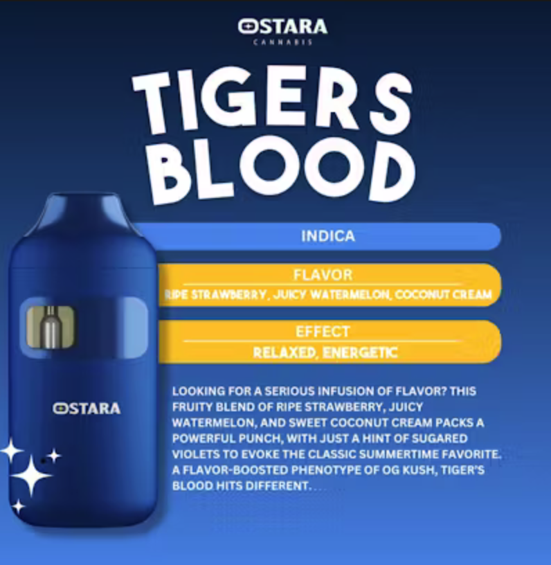 Tigers Blood Disposable