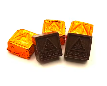 THC 10mg Chocolate Squares 5 Pk (50mg per pack) SATIVA SEA SALT