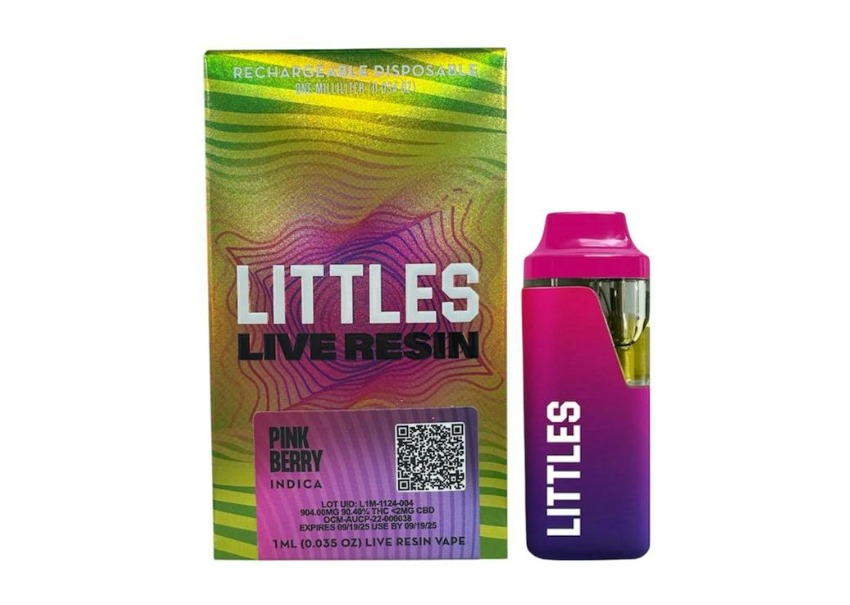 Littles | PinkBerry | Live Resin Disposable Vape 1ml