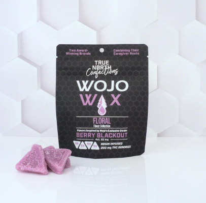 True North Confections x Wojo Wax | Berry Blackout Rosin Gummies 4pc | 200mg
