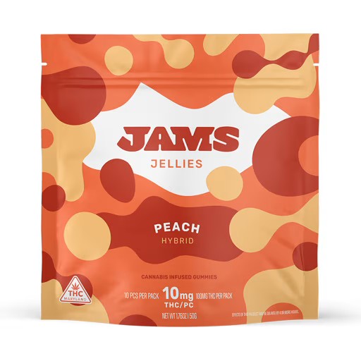 10mg Peach Jellies - 100mg