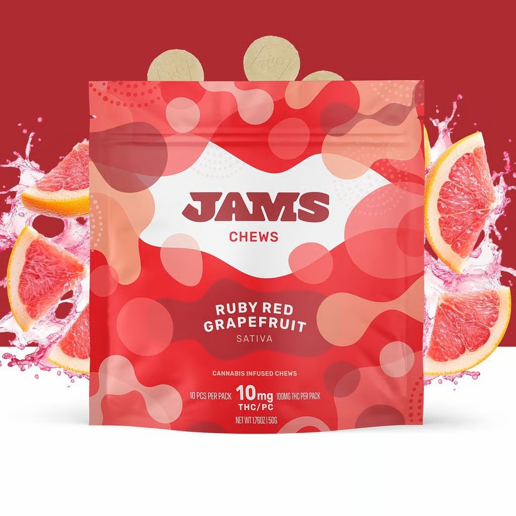 10mg Ruby Red Grapefruit Jellies - 100mg