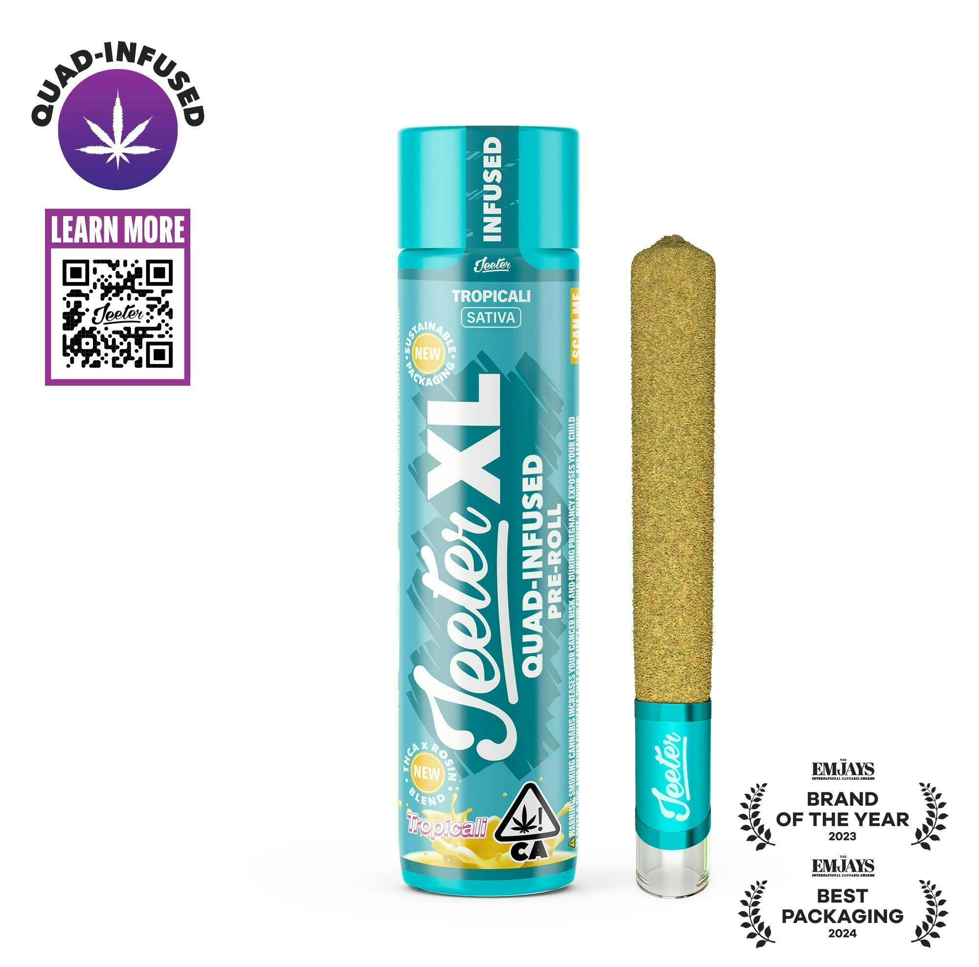 Tropicali Jeeter XL Infused Pre-Roll | 2g