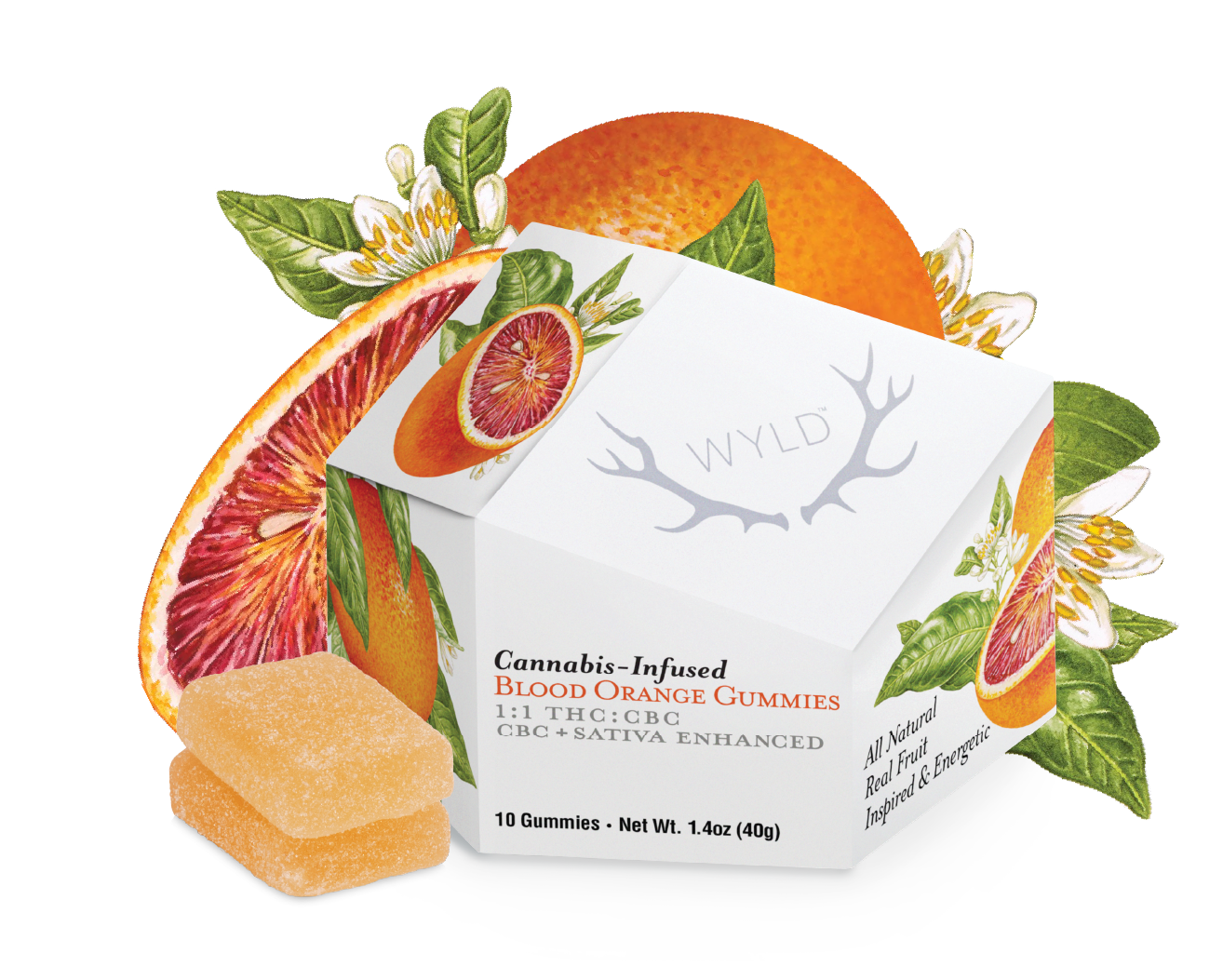 Wyld - Gummy - CBC - 1:1 Blood Orange - 100mg