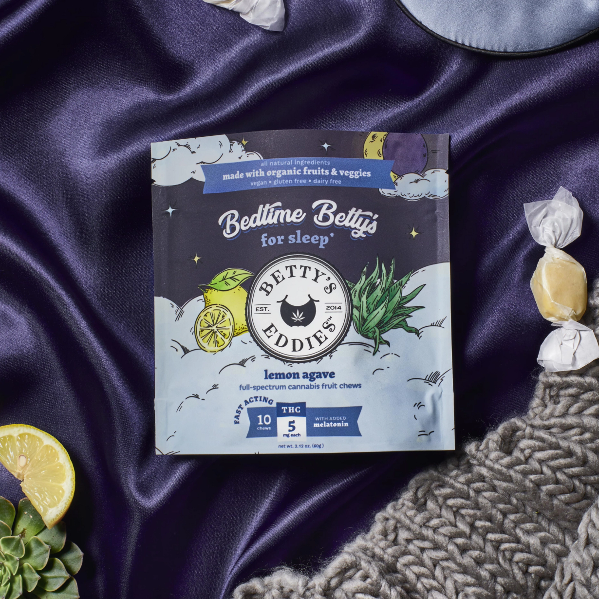 Betty's Eddies Fruit Chews 10pk (50mg) Bedtime