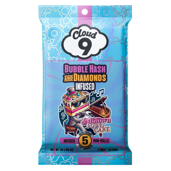 Cloud 9 | Motown Poundcake | 5ct Pre-Roll Pack