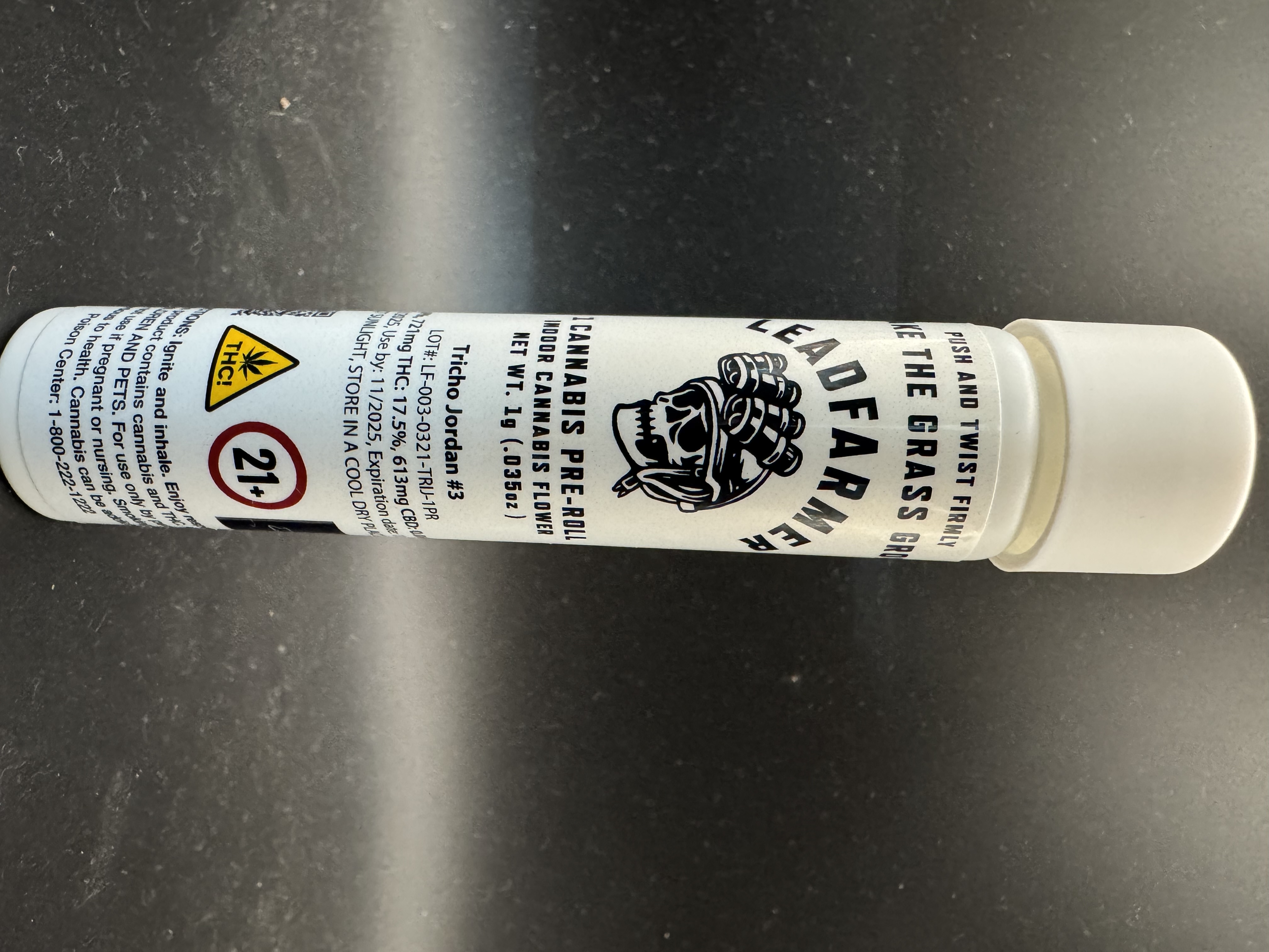 Lead Farmer | Tricho Jordan#3 | Handcrowned PreRoll