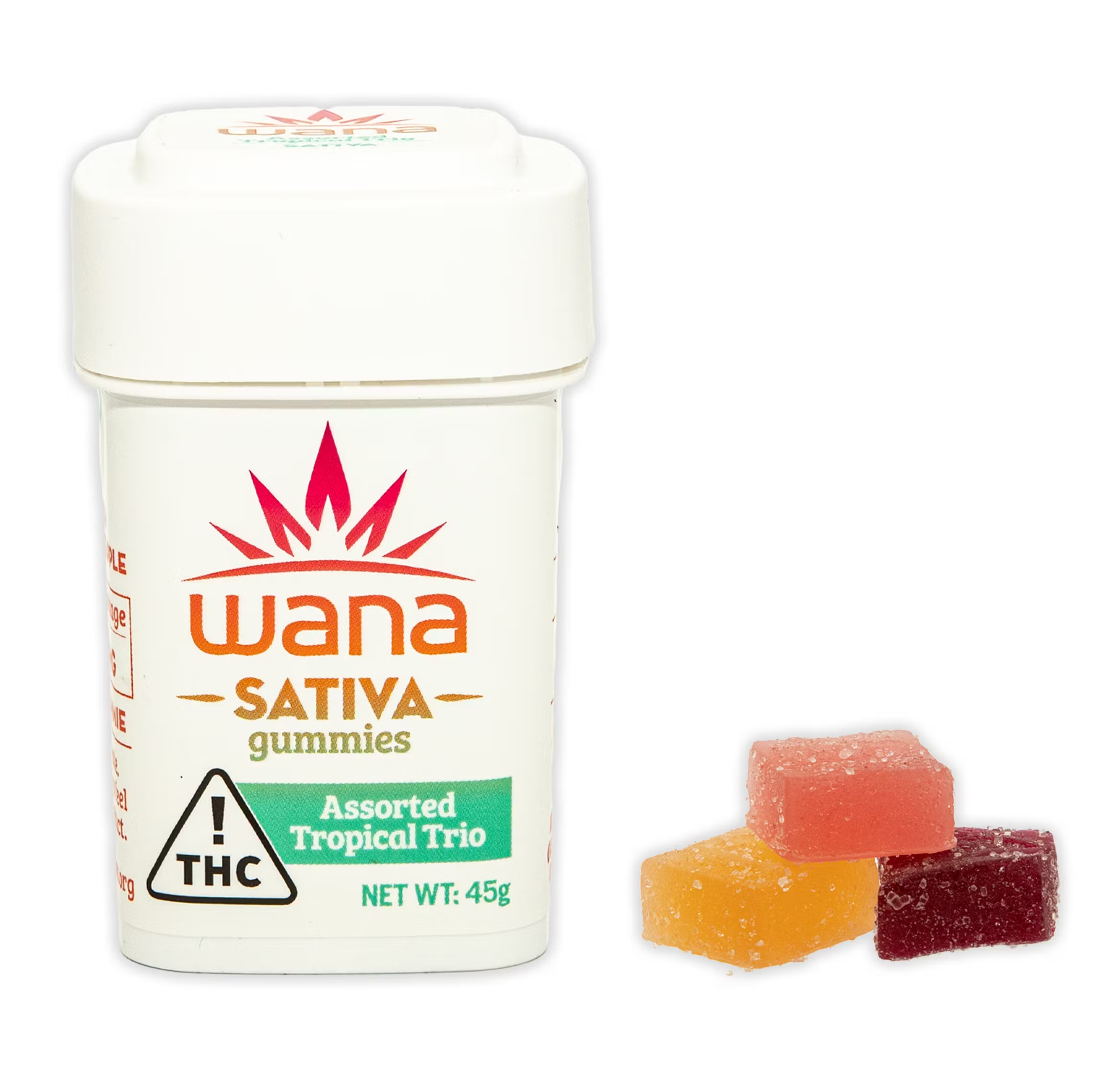 Tropical Trio Assorted Gummies | 100mg - Wana