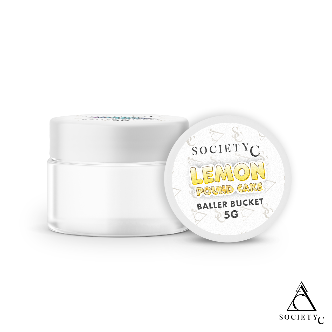 Society C | Lemon Pound Cake | 5g Live Resin Baller Bucket