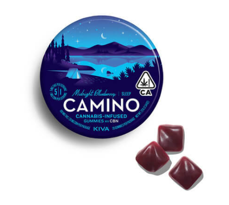 Camino | Midnight Blueberry 5:1 THC:CBN Gummies | 20pk 100mg