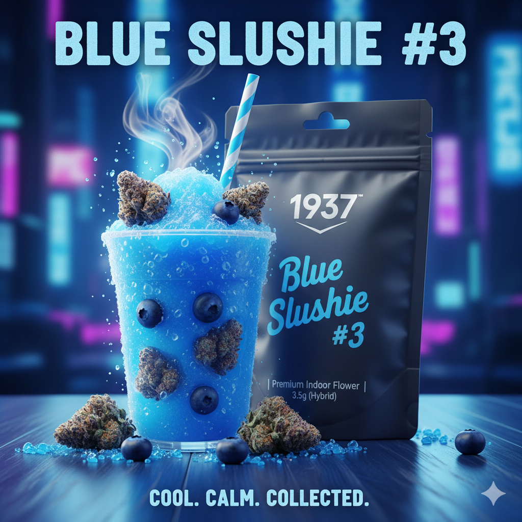 1937 | Flower | Blue Slushie #3