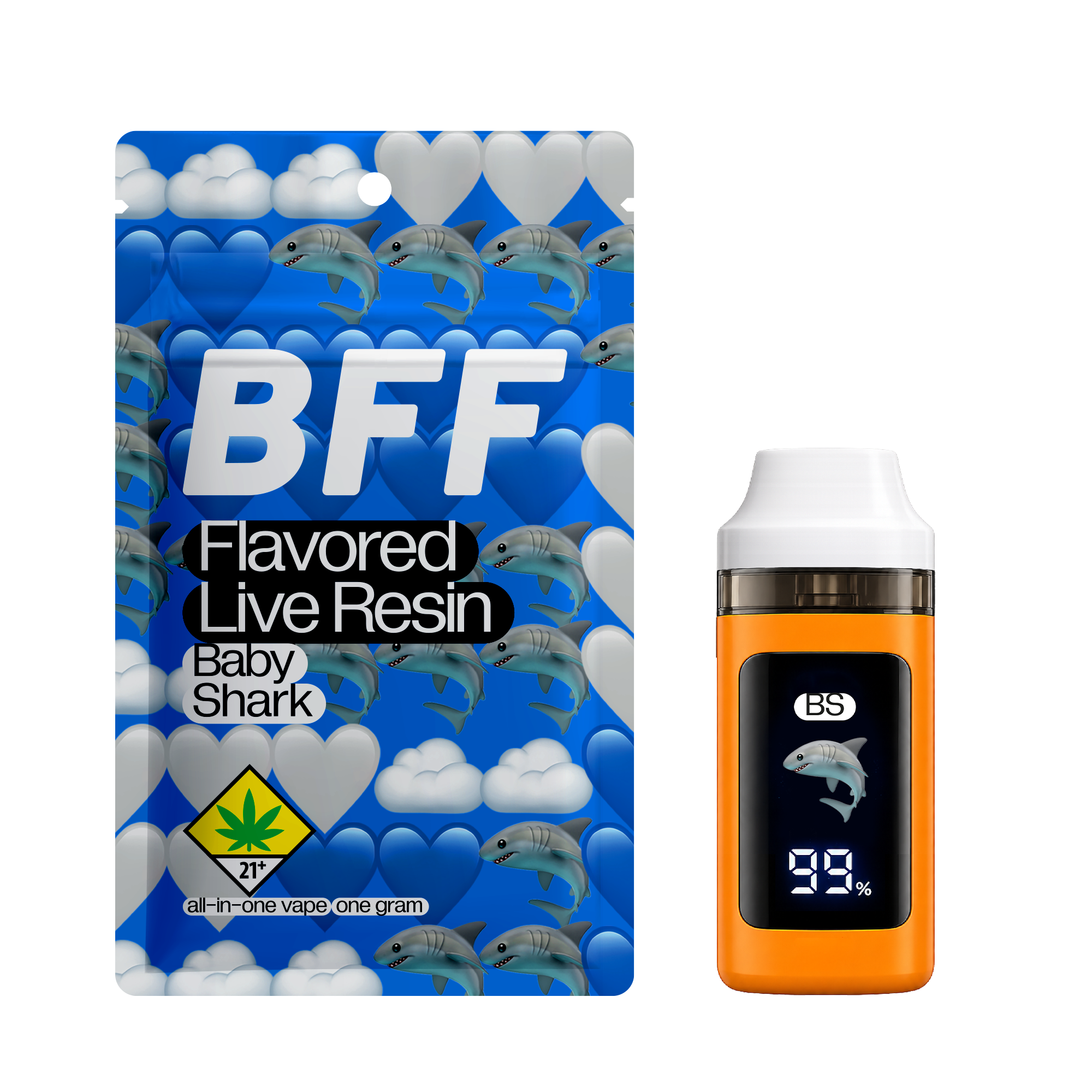 BAE - BS - Baby Shark | Flavored Live resin | 1g | DOH