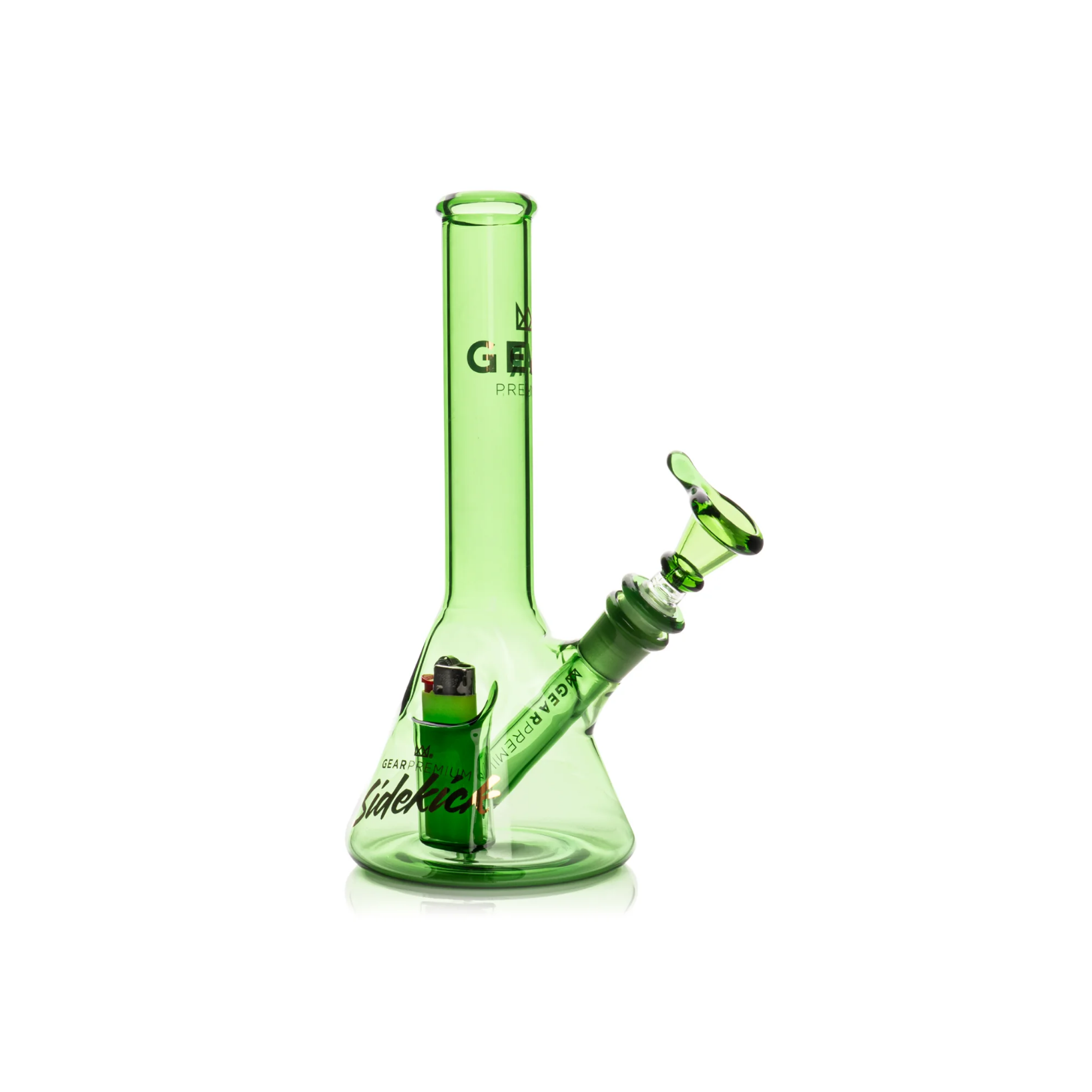 Gear Premium - 9" Mini Beaker w/ Lighter Slot - Green