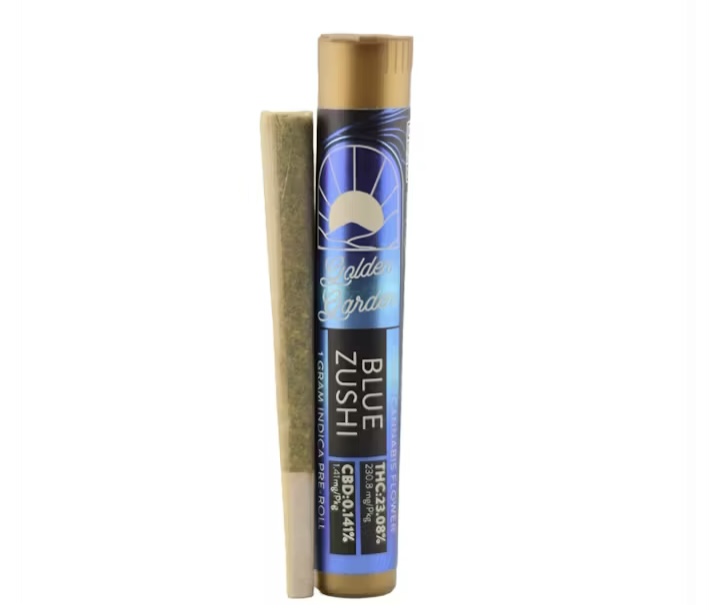 Golden Garden | Blue Zushi | Pre Roll | 1g