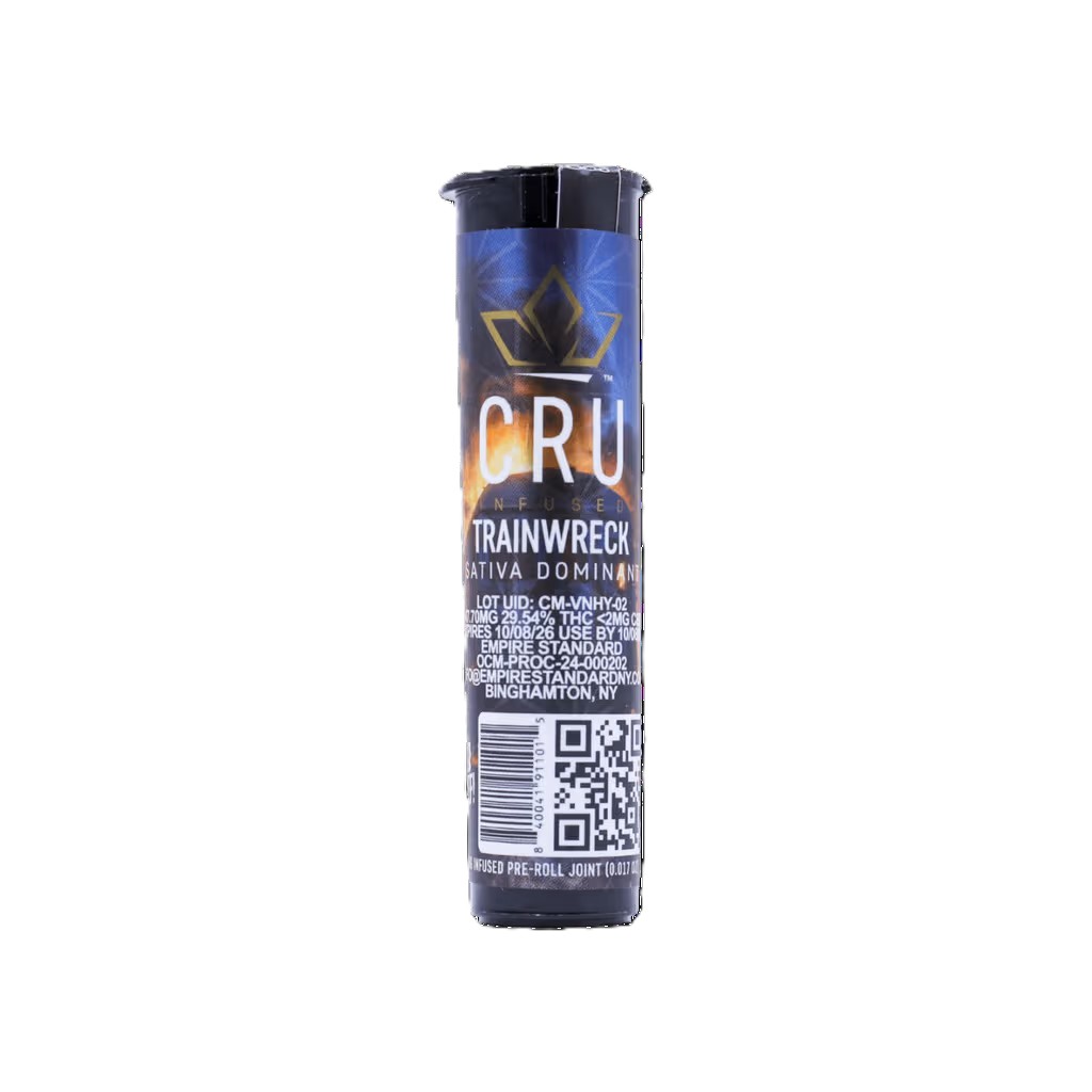 CRU - Trainwreck Infused Preroll - .5g