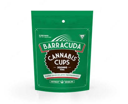 Edible | Dark Chocolate Peppermint | 200mg | Barracuda Cups