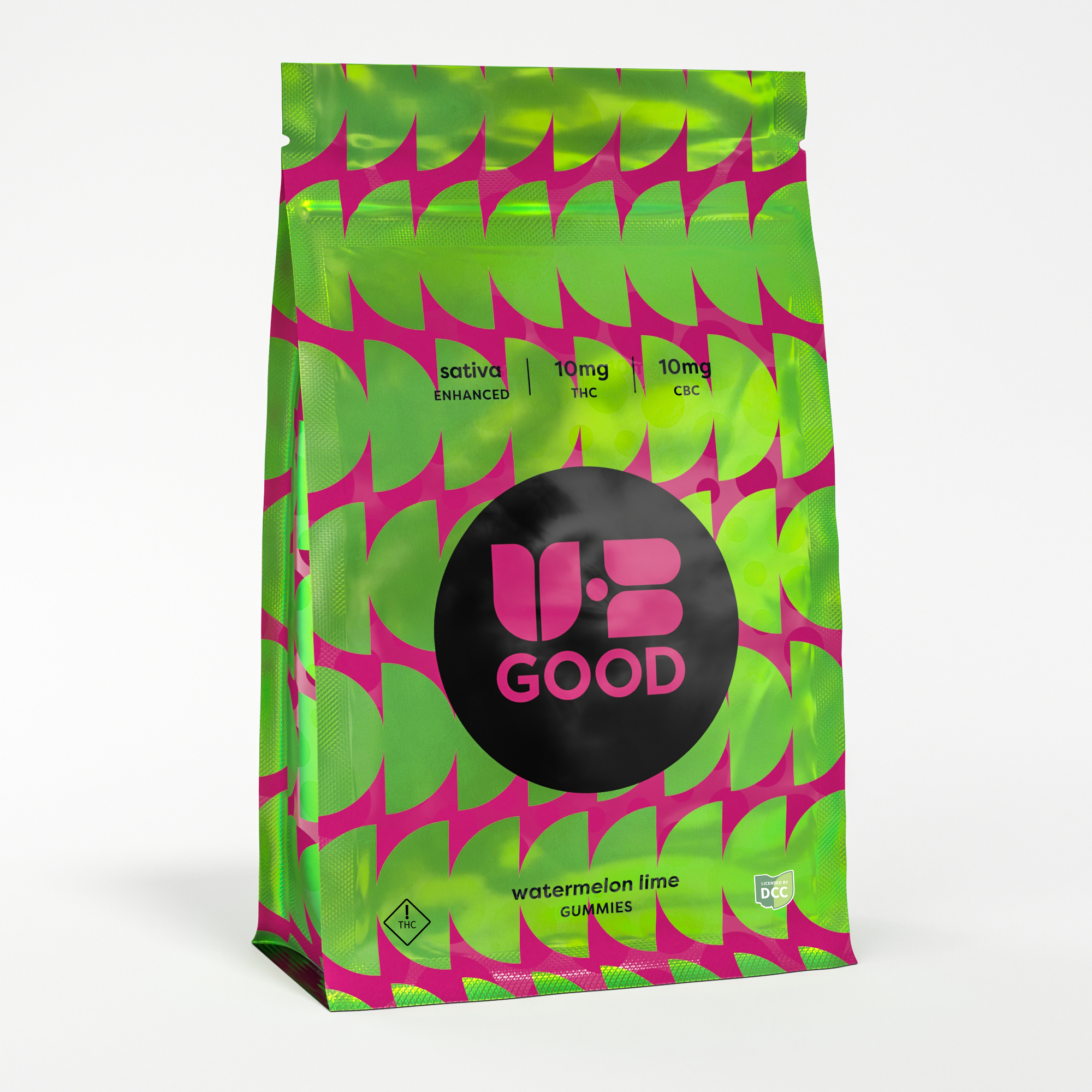 Watermelon Lime 1:1 THC:CBC Spark Gummies (10 Pk)
