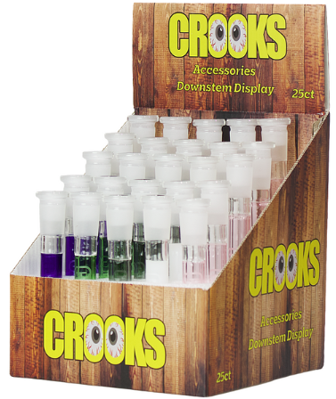 Glass Downstem Crooks 14mm Downstems