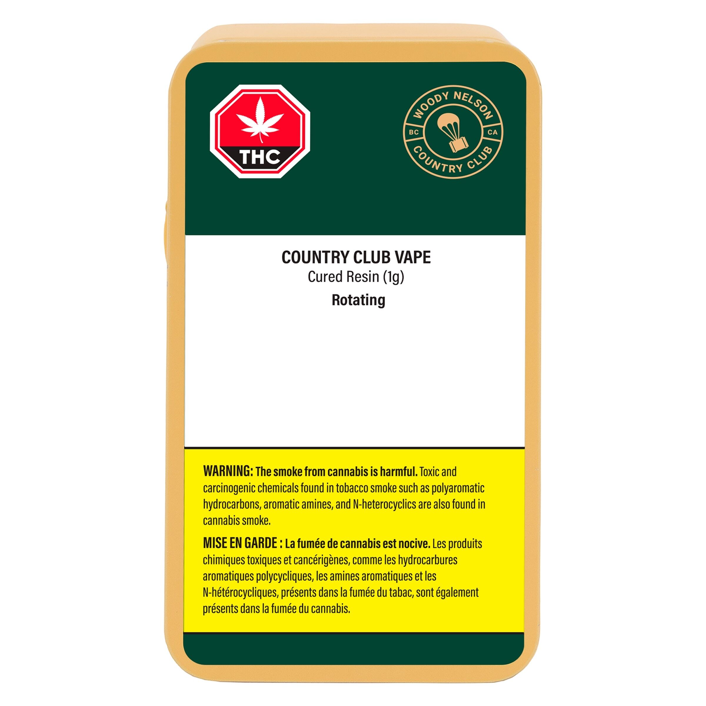 Woody Nelson - Country Club Vape - 1g