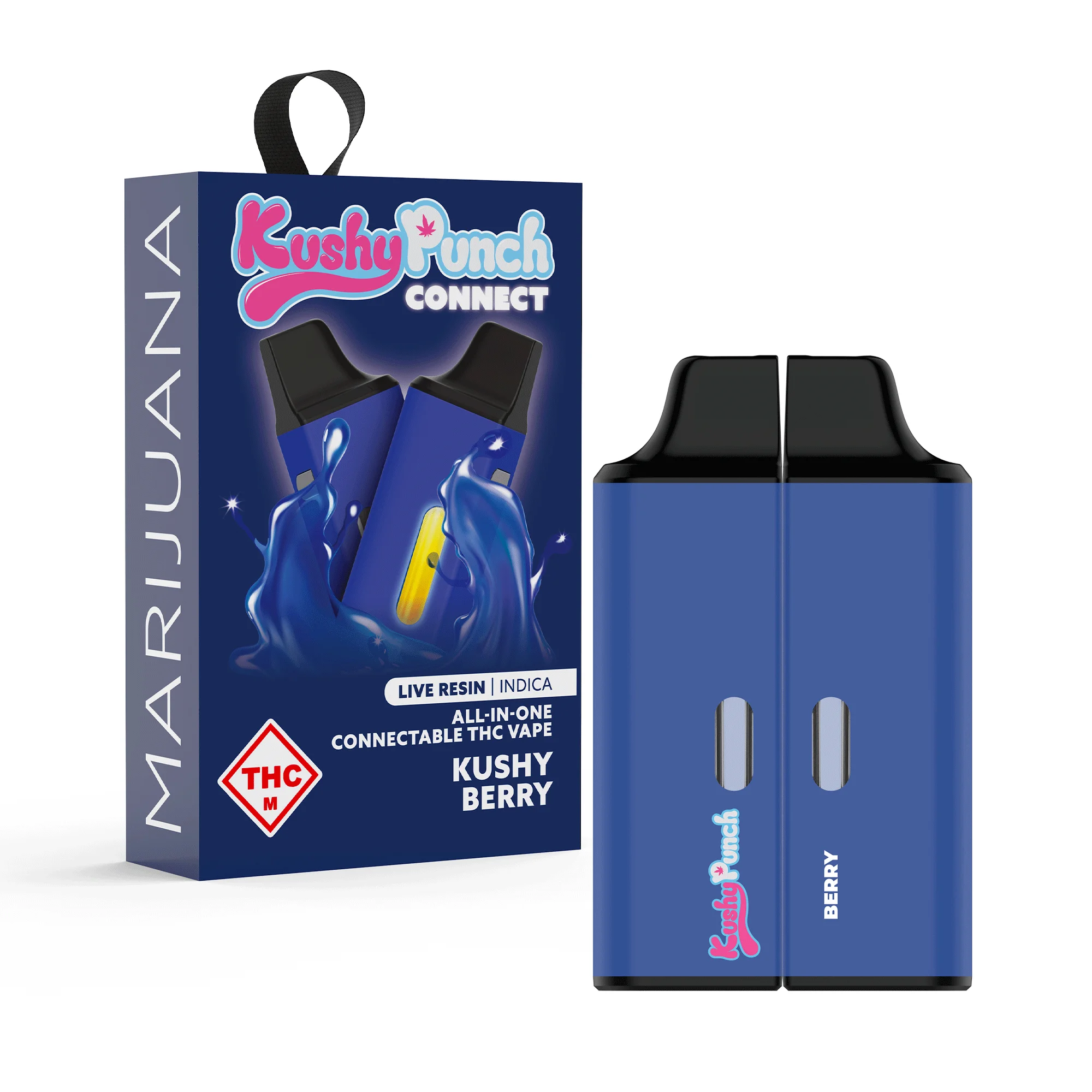 Kushy Punch - Kushy Berry - 1g Live Resin .5g x2 Connect