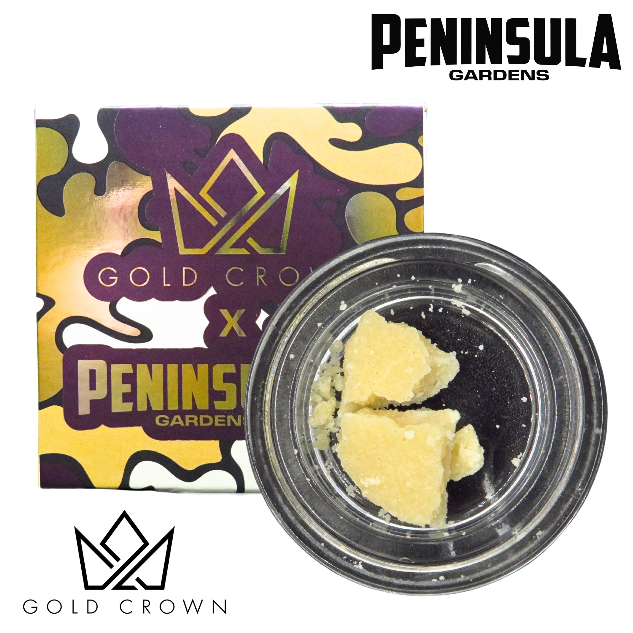 Gold Crown X Peninsula Gardens | Candy Blues | 1g Crumble | REC