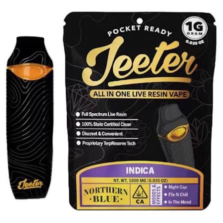 Jeeter Live Resin Disposable Vape | Northern Blue