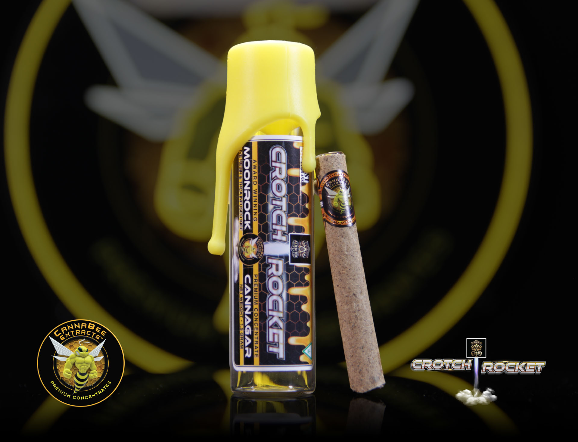 Crotch Rocket | Moon Rock Infused Cannagar | 1.5g | Hybrid
