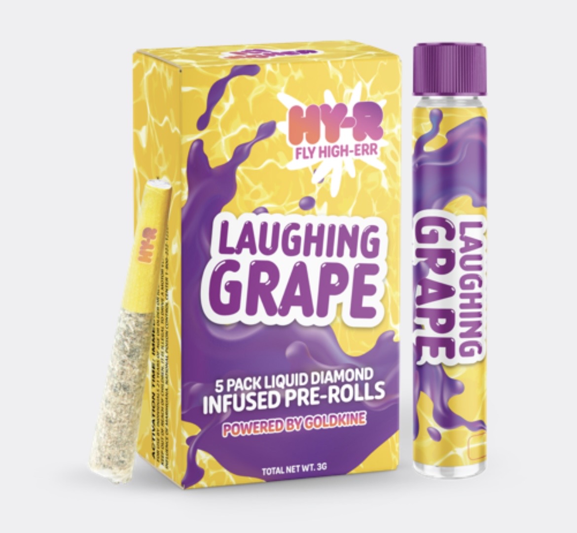 HY-R Infused Pre-Roll 5pk Laughing Grape