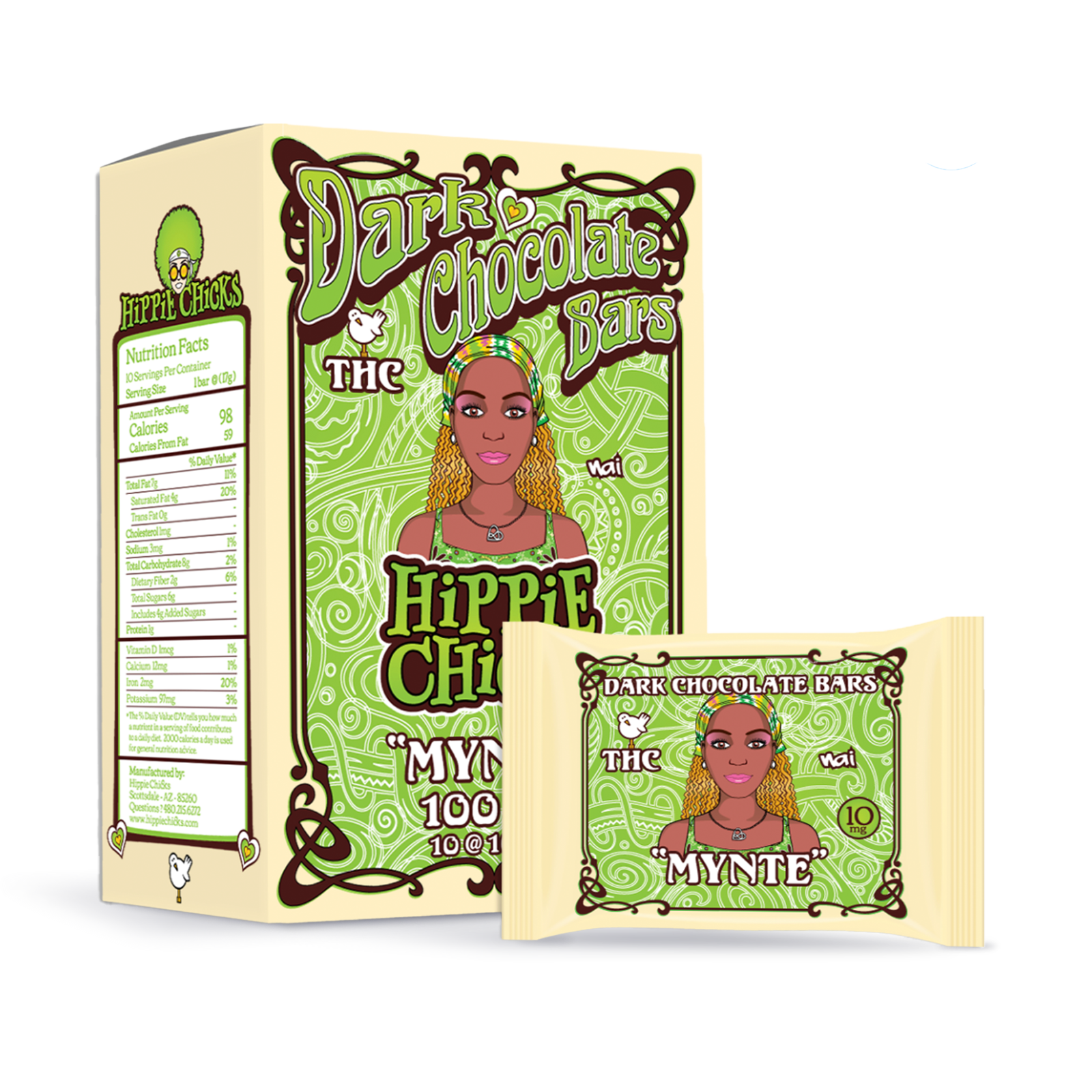 Mynte Dark Chocolate Bar