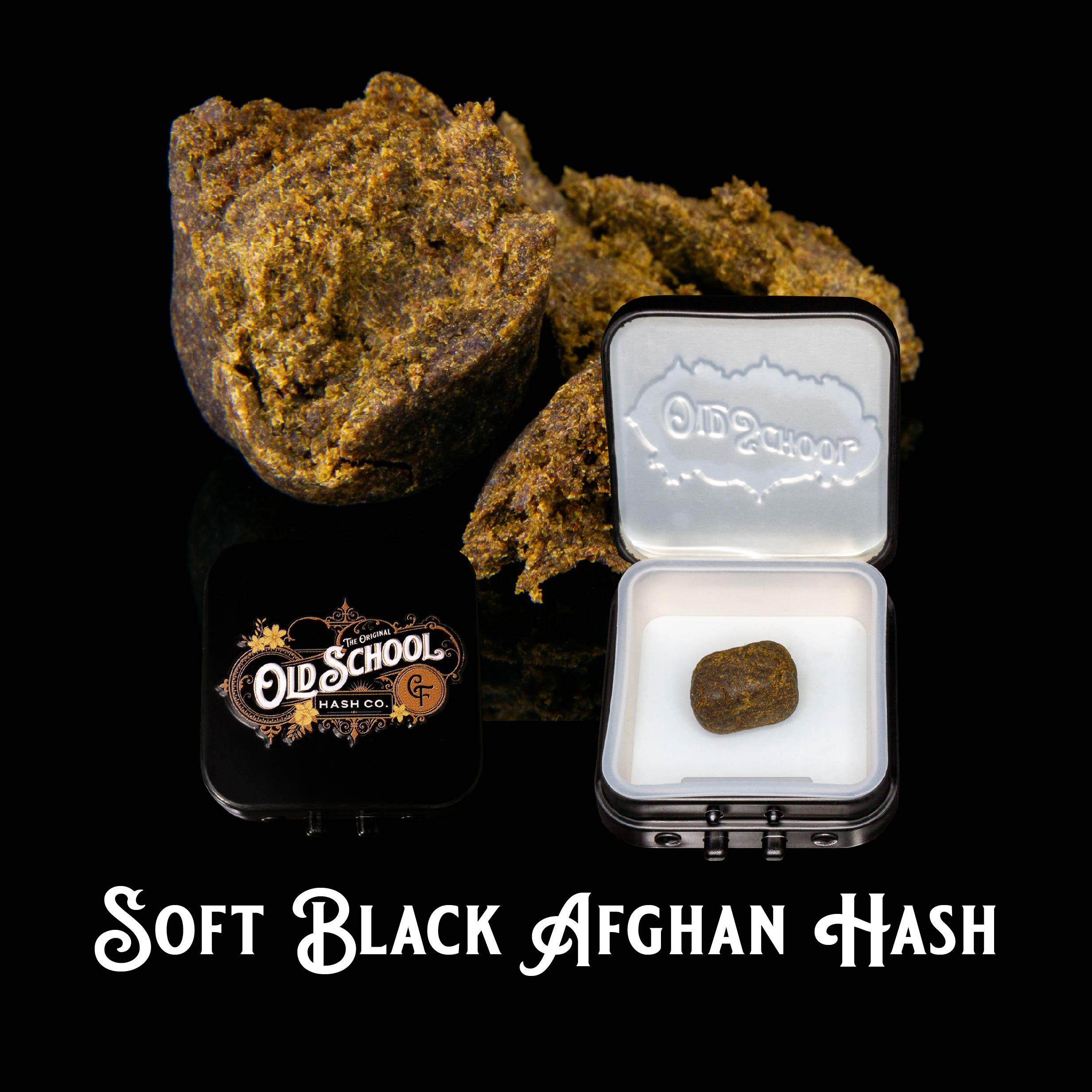 Afghani Soft Black Hash | Old School Hash Co. | 1g