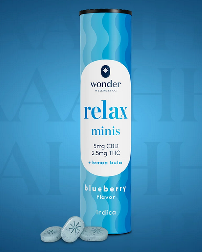 Wonder Relax Minis  - 1:2 THC:CBD - Mints - 100mg (40pk )