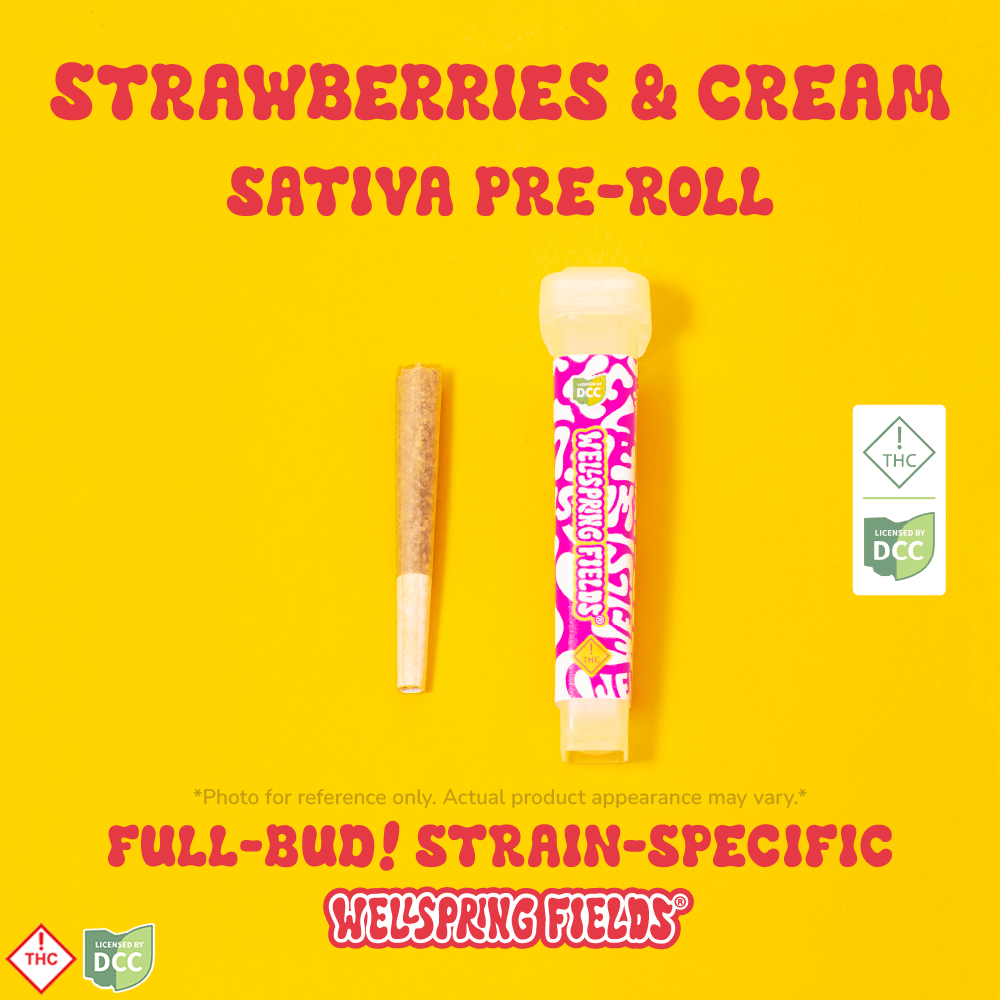 Strawberries & Cream .35g Preroll Sativa