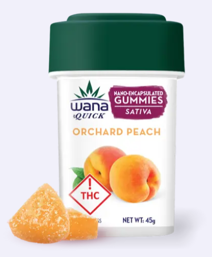 Wana | Orchard Peach Quick Gummies 10pk | 100mg