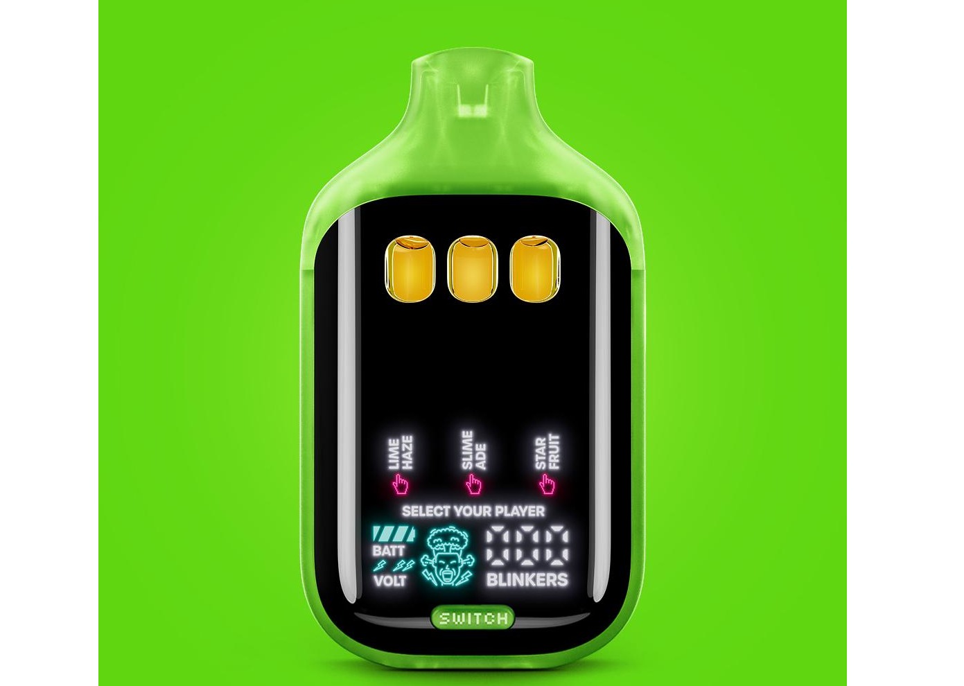 Boutiq - Lime Haze x Slimeade x Starfruit Switch V5 Live Liquid Diamonds Disposable Vape - 2g
