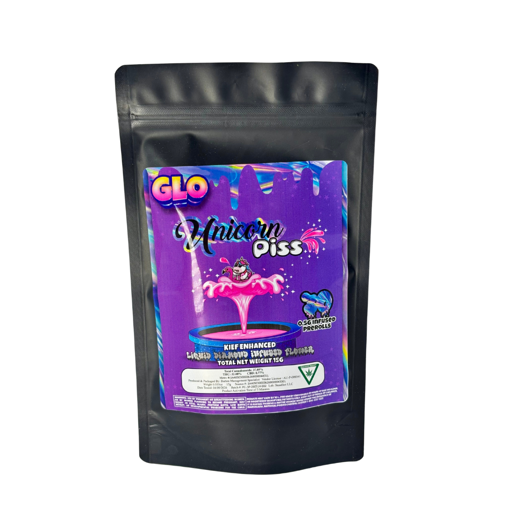 GLO | UNICORN PISS | INFUSED PREROLL PACK | .5G X 30CT