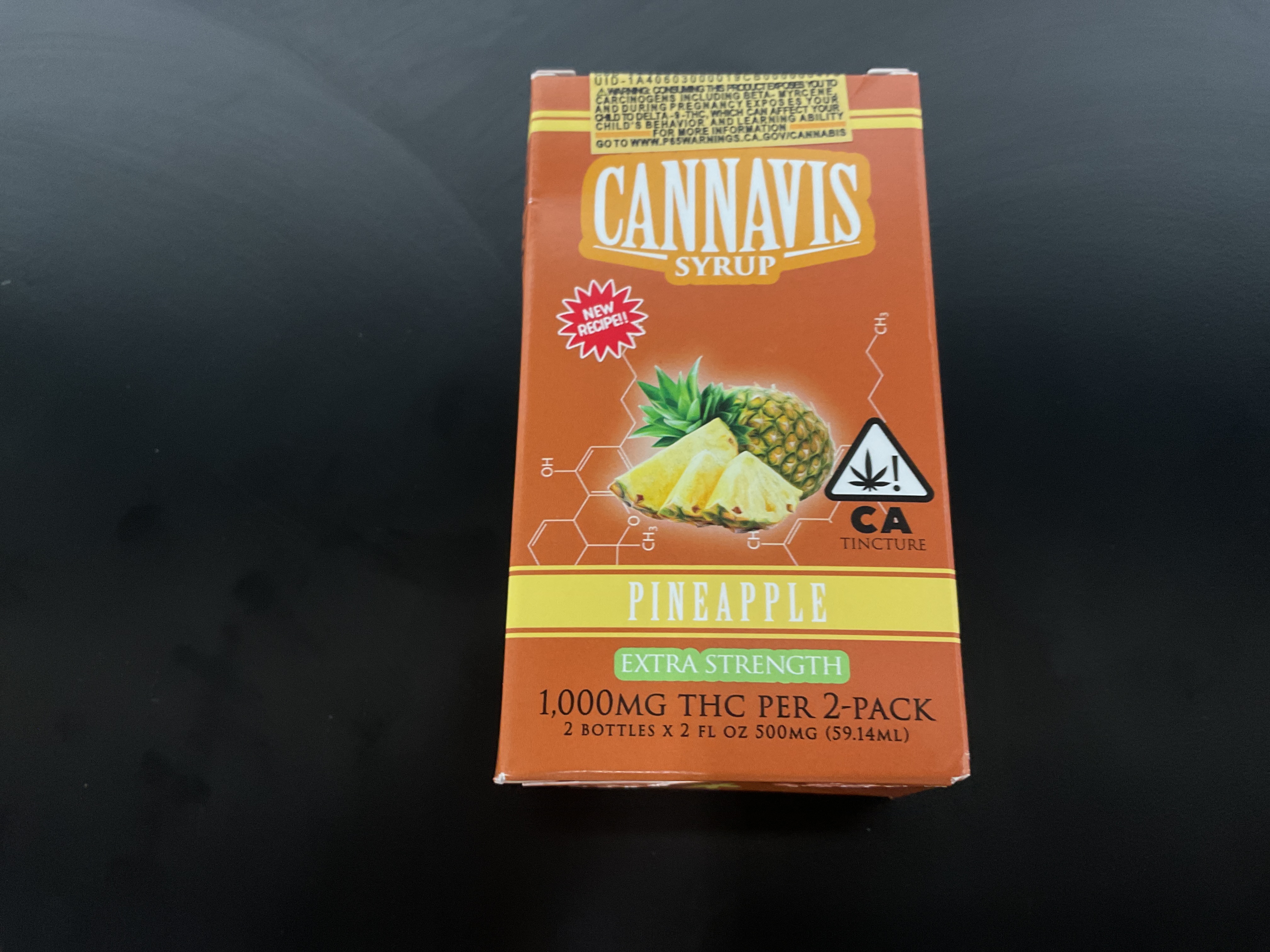 Tincture Syrup Extra Strength Pineapple