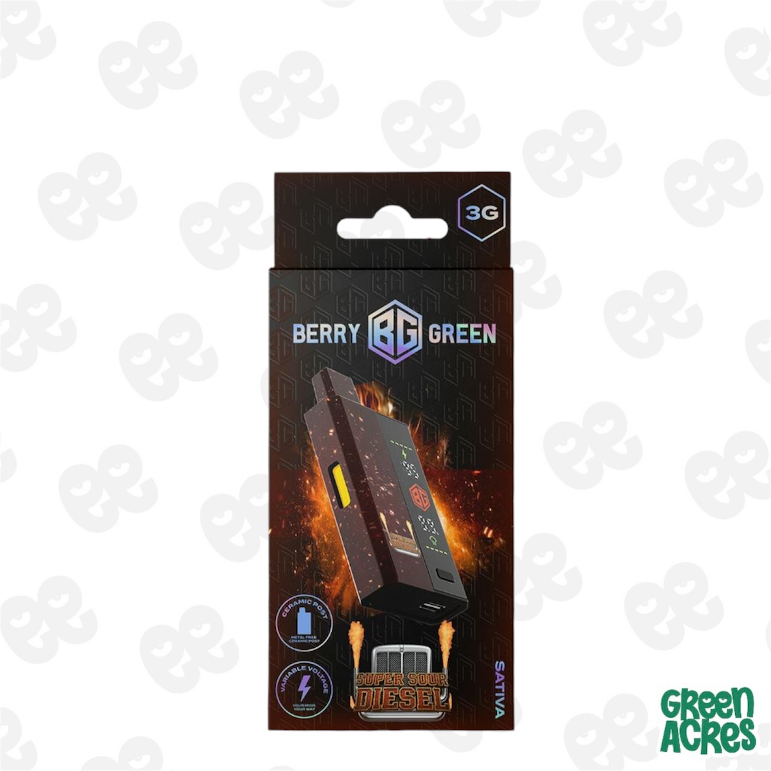 Berry Green: Super Sour Diesel 3G Disposable