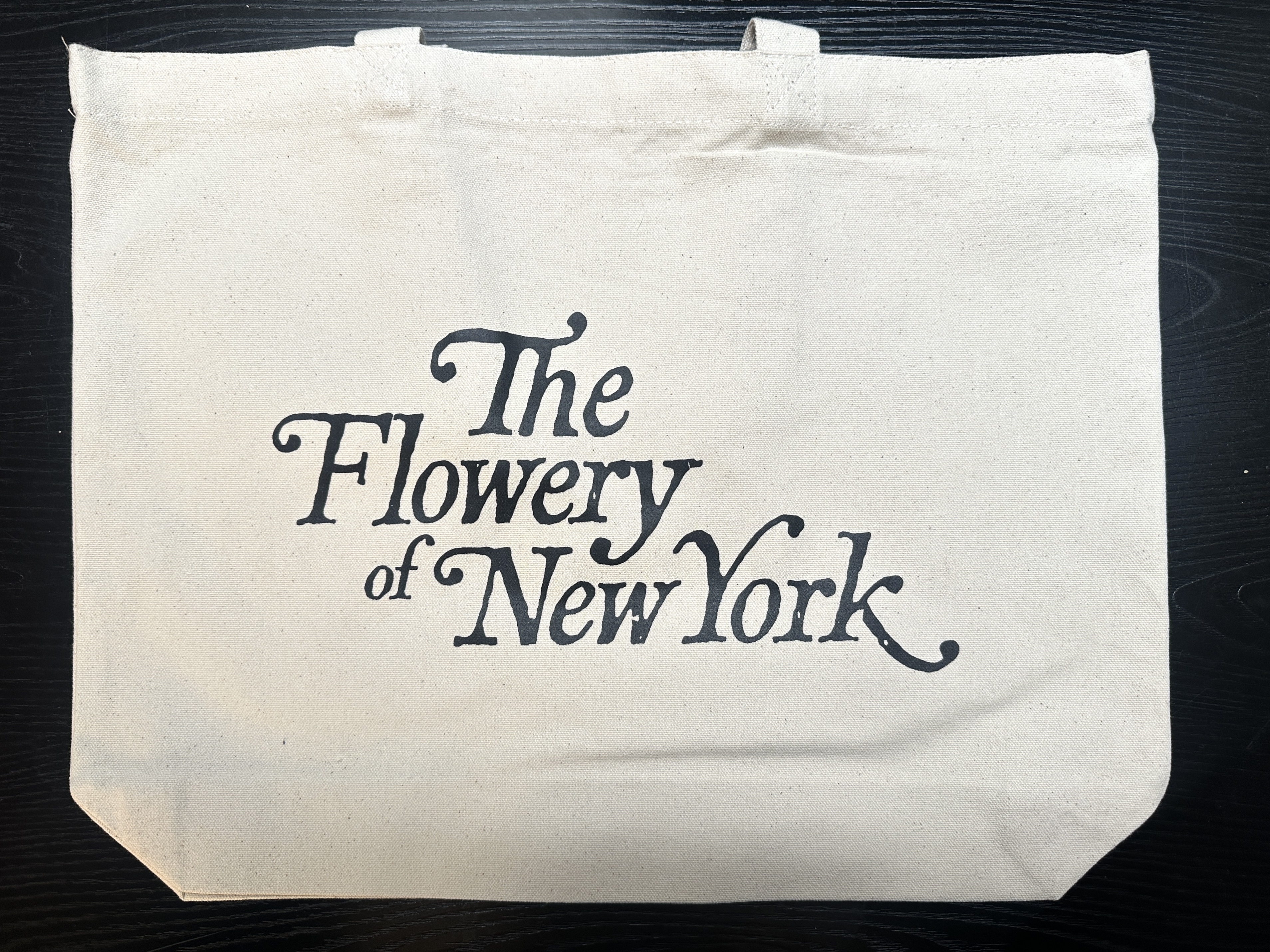 Flowery Beige Tote Bag