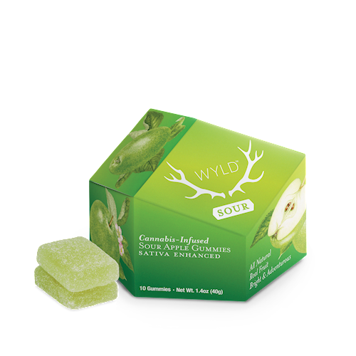 Wyld: Sour Apple (S) 10pk/100mg