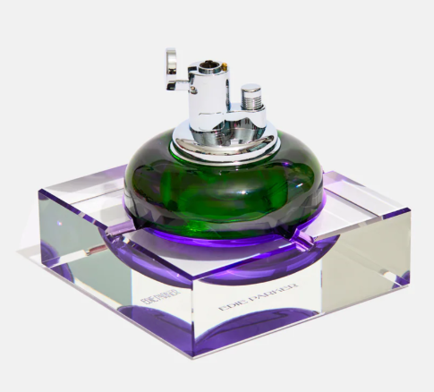 Edie Parker Bumpy Glass Tabletop Lighter