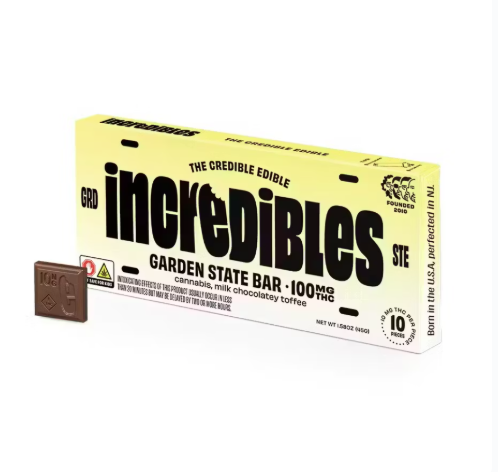 Incredibles Chocolate - Garden State - 100mg
