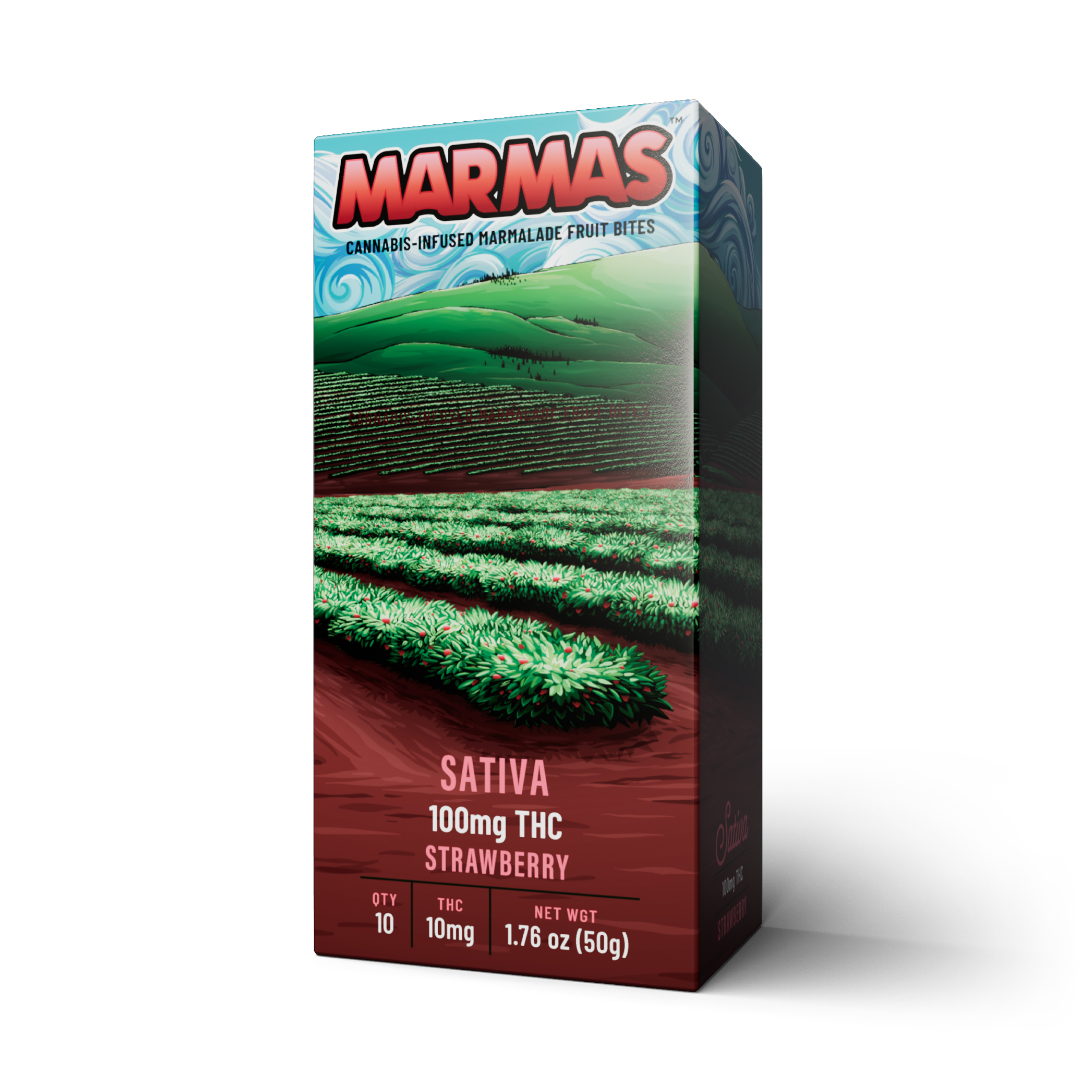Strawberry Sativa 100mg Marmas