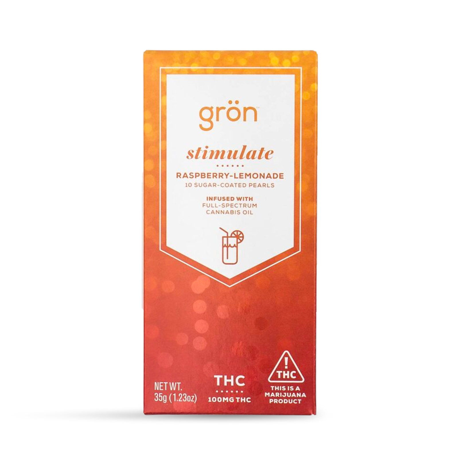Gron Raspberry Lemonade Stimulate Pearls 100mg