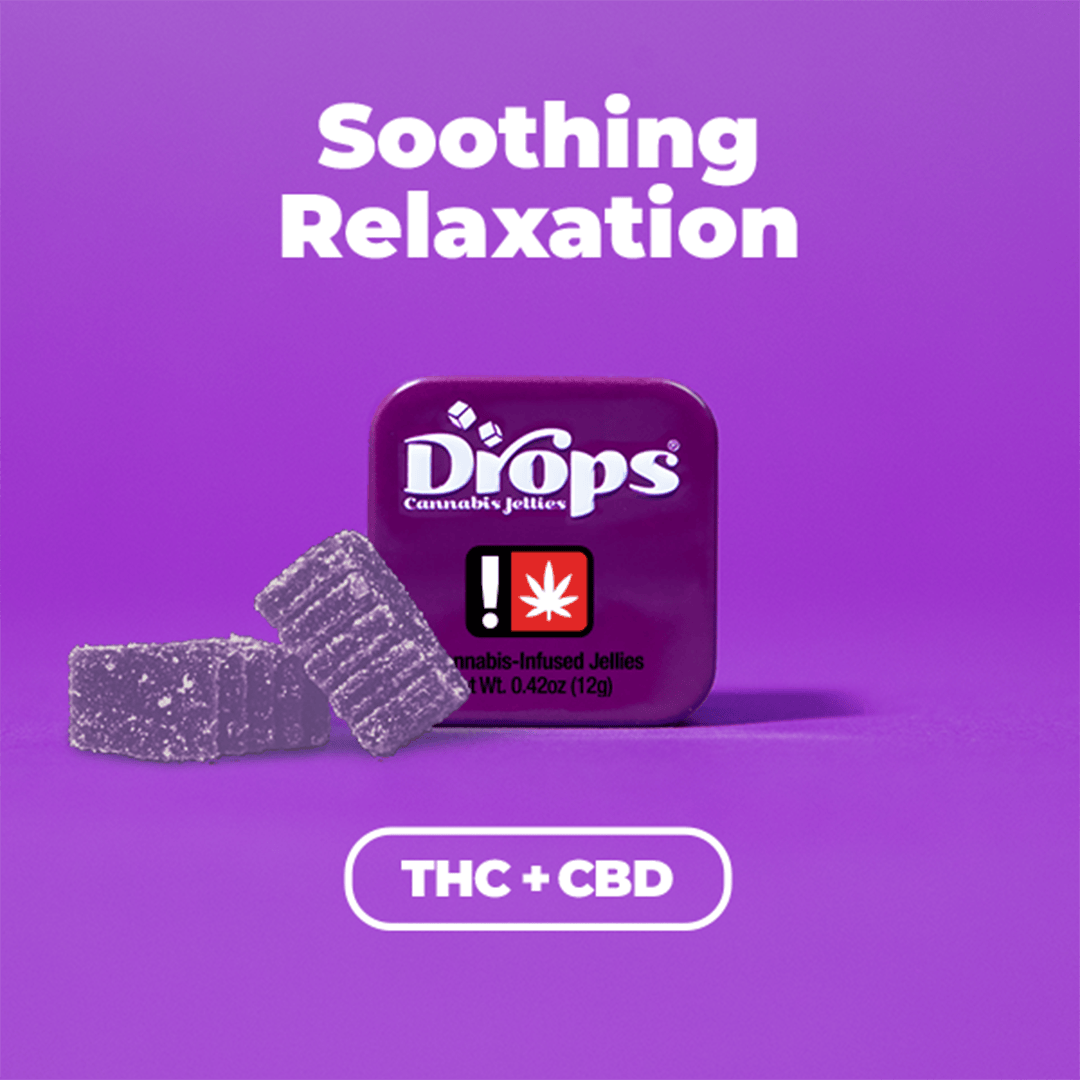 Drops: Blackberry Gummy 2pk 2:1 CBD 100MG - .1g