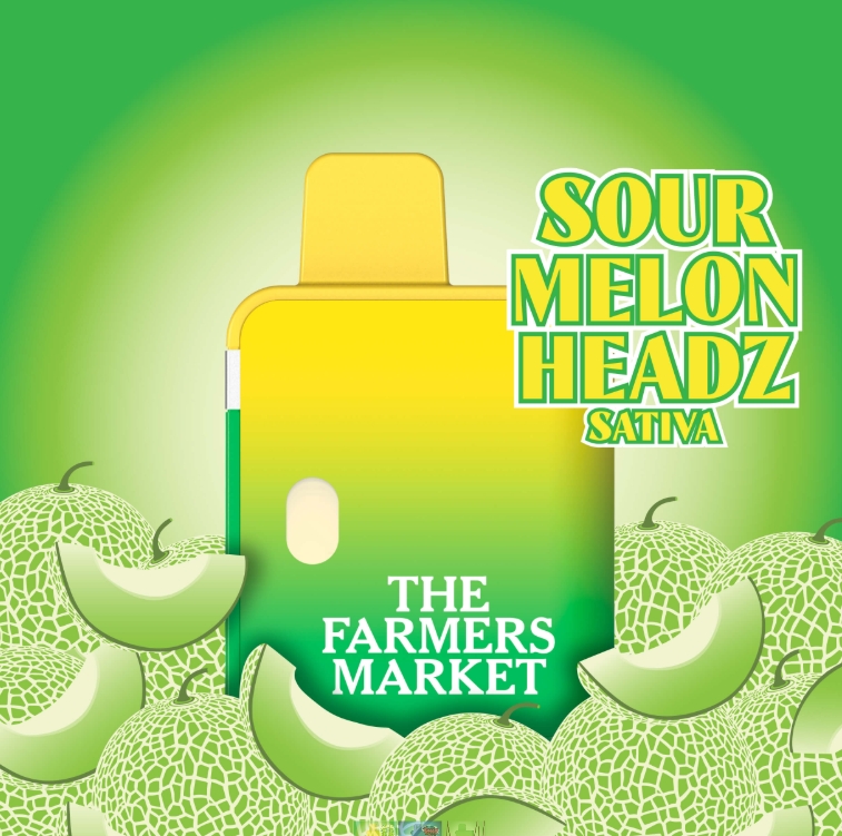 Sour Melon Headz | 1g Disposable